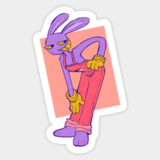 jax pinup pose Sticker